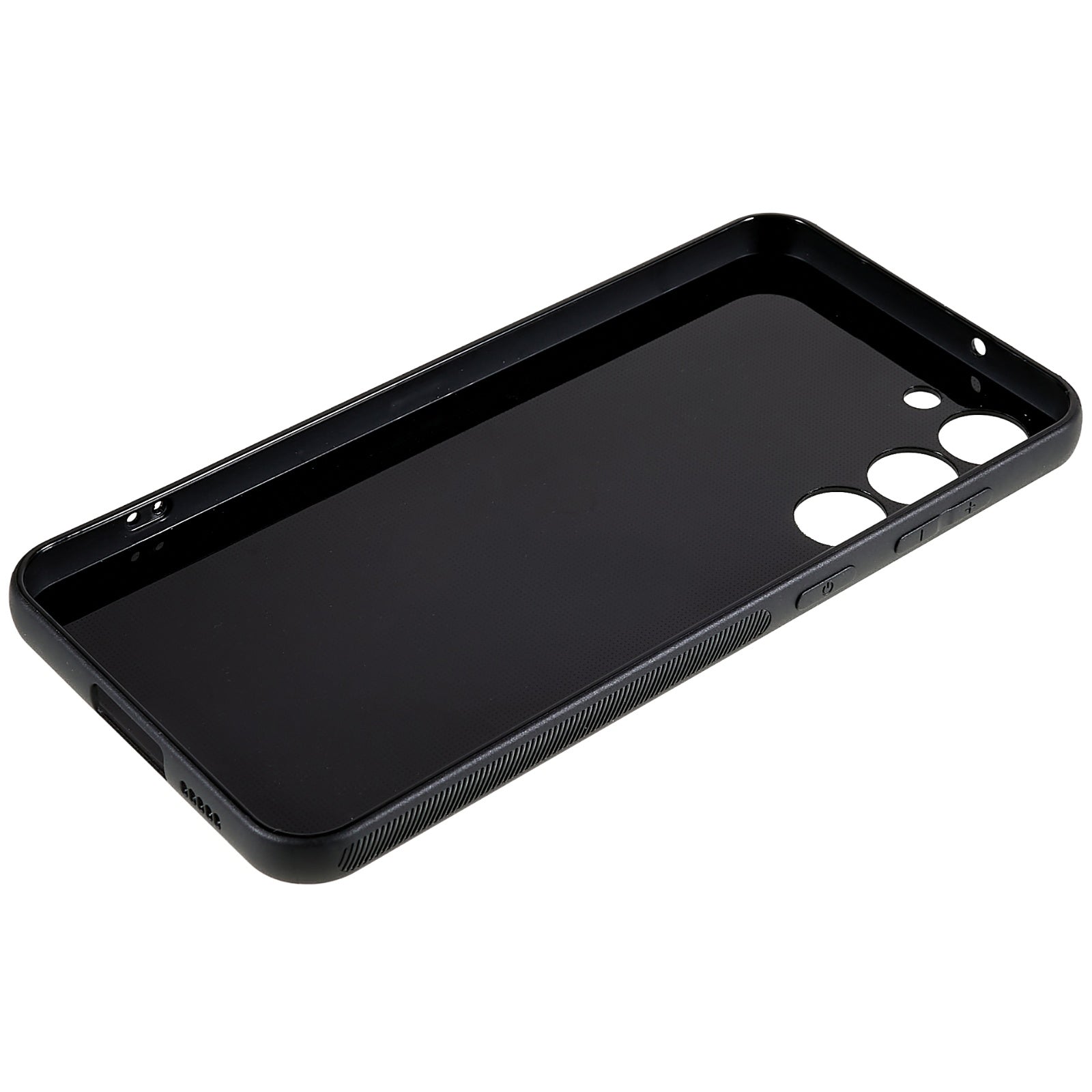 For Samsung Galaxy S23 Anti-Fingerprint Carbon Fiber Case Soft TPU Protective Phone Cover