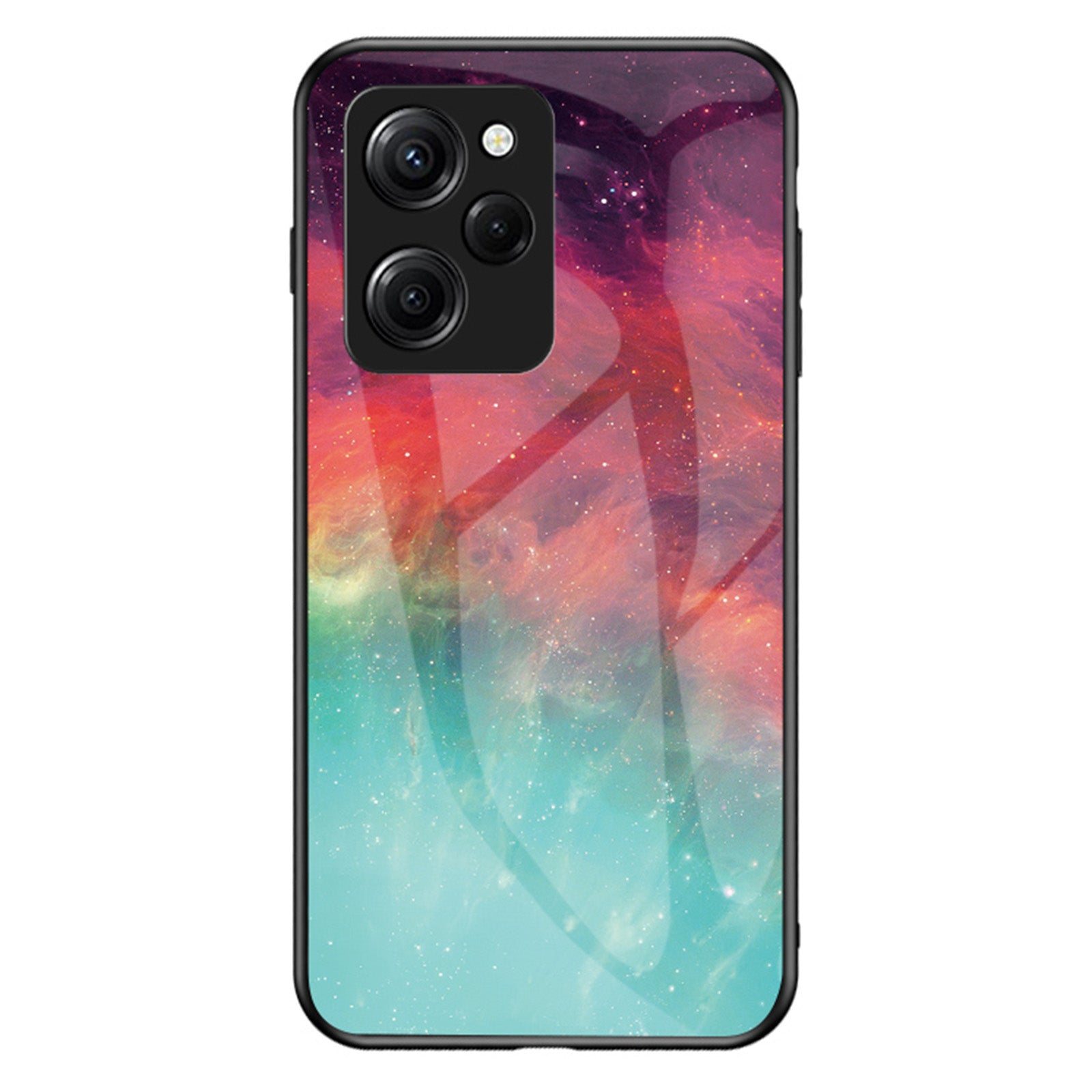 For Xiaomi Poco X5 Pro 5G Redmi Note 12 Pro Speed 5G Cell Phone Case Tempered Glass PC TPU Starry Sky Pattern Phone Cover