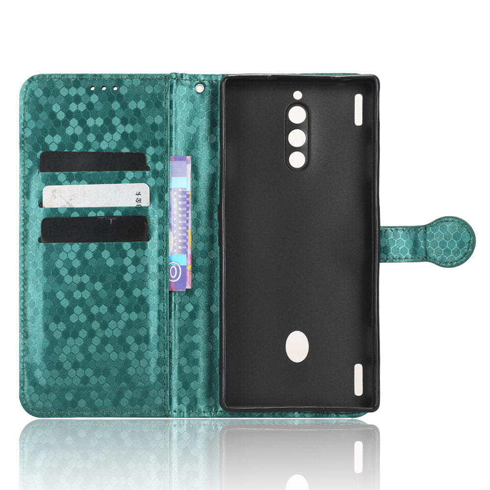 For ZTE nubia Red Magic 8 Pro 5G Magic 8 Pro 5G PU Leather Phone Case Wallet Stand Imprinted Dot Pattern Flip Phone Cover