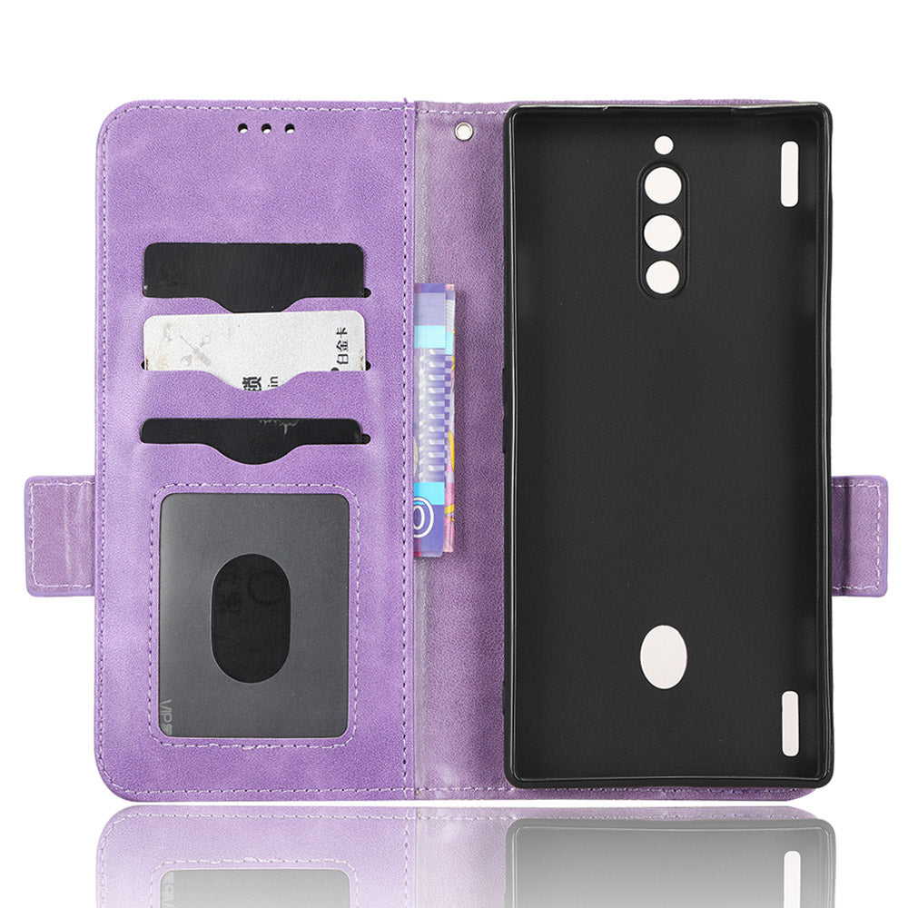 For ZTE nubia Red Magic 8 Pro 5G Magic 8 Pro 5G Phone Case PU Leather Imprinted Triangle Pattern Stand Phone Cover with Wallet