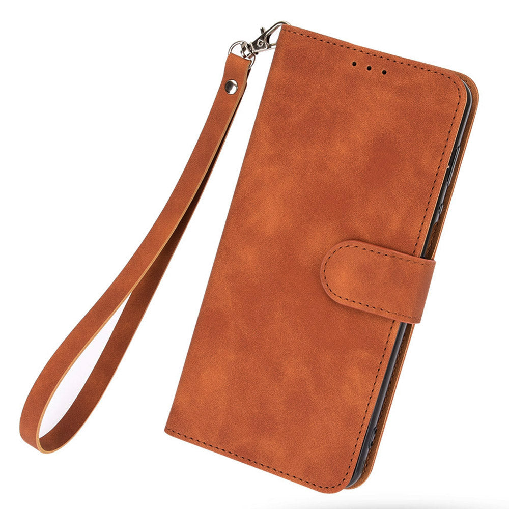 For Motorola Moto X40 5G Drop Proof Skin-touch Phone Leather Case Wallet Stand Cell Phone Cover