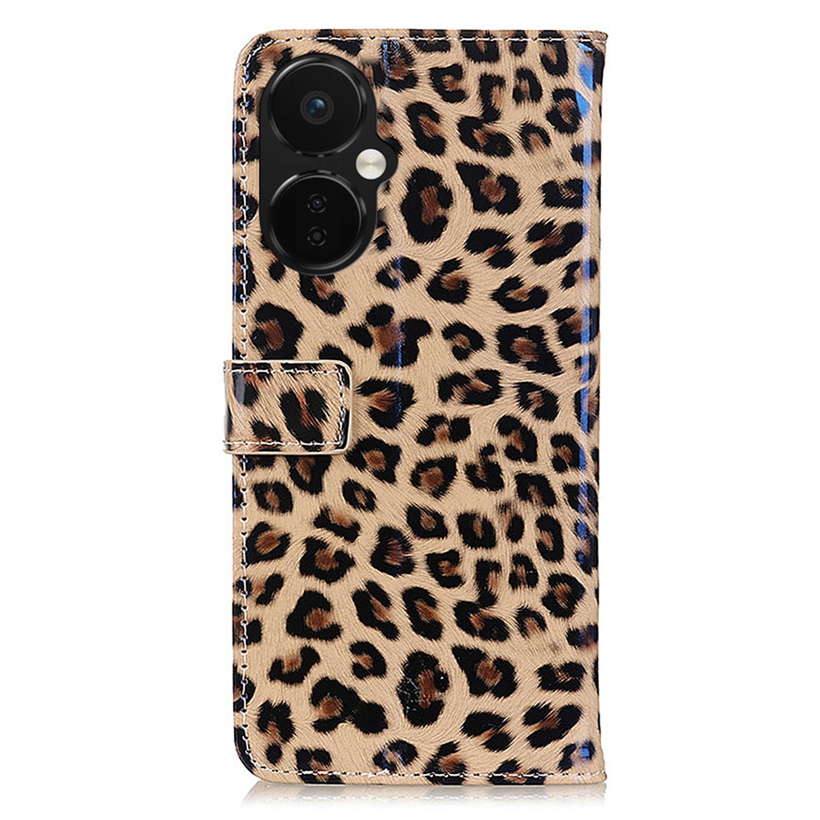 Anti-drop Cell Phone Case For OnePlus Nord CE 3 Lite 5G/Nord N30 5G Leopard Pattern PU Leather Wallet Stand Folio Flip Phone Cover