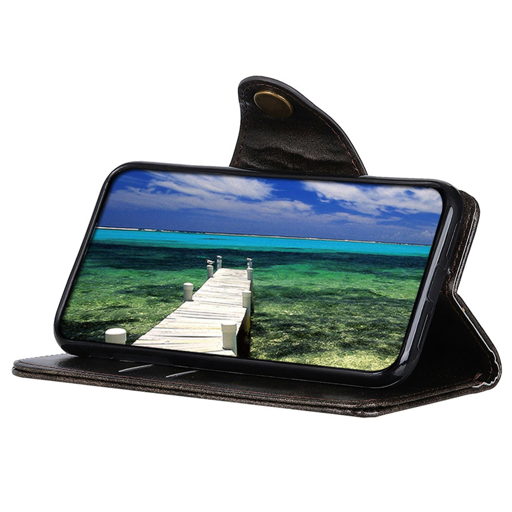 KHAZHEN For Motorola Moto G53 5G G13 4G G23 4G Cell Phone Wallet Cover Textured PU Leather Phone Stand Case