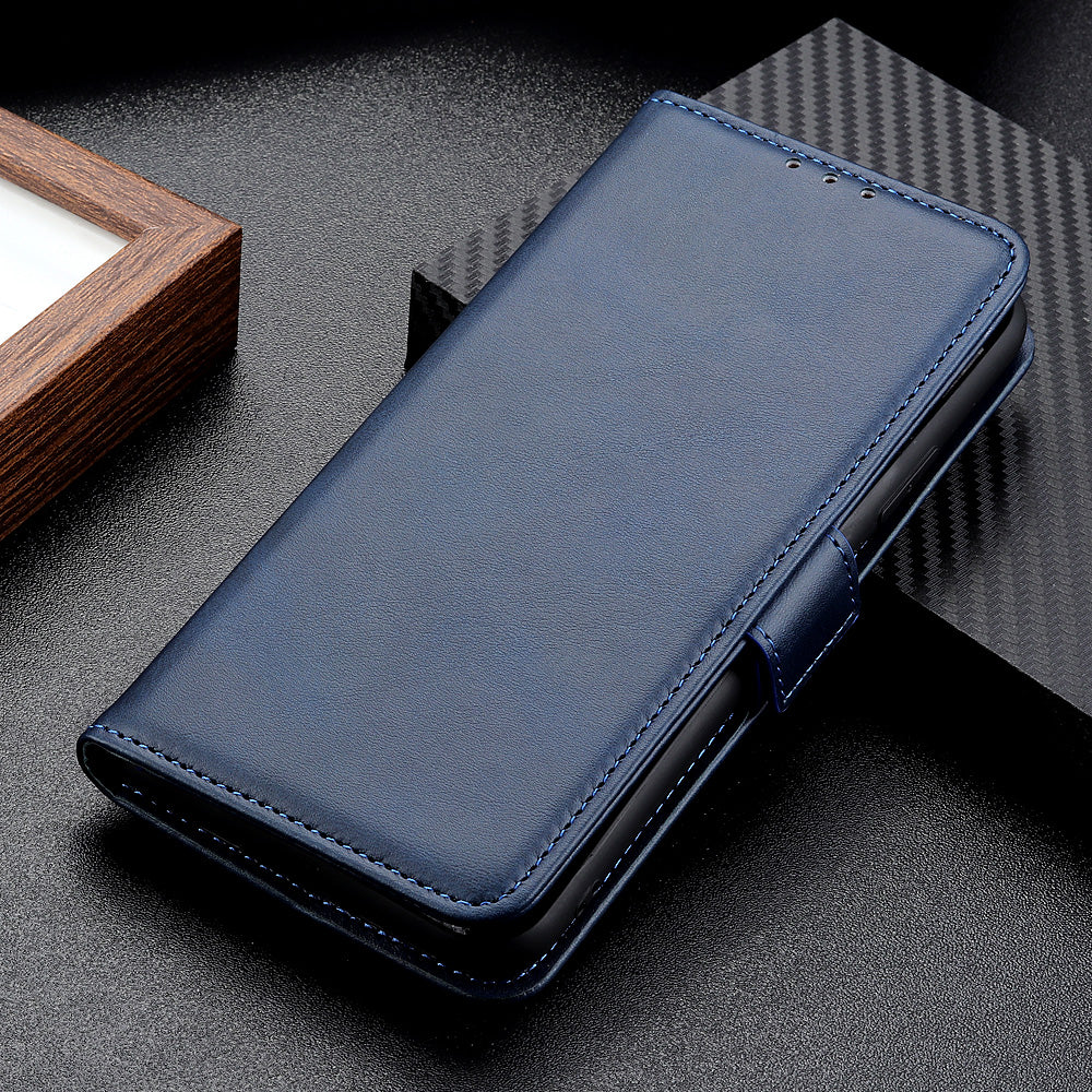 Wallet Phone Stand Case for Motorola Moto G53 5G G13 4G G23 4G Cowhide Texture PU Leather Phone Cover