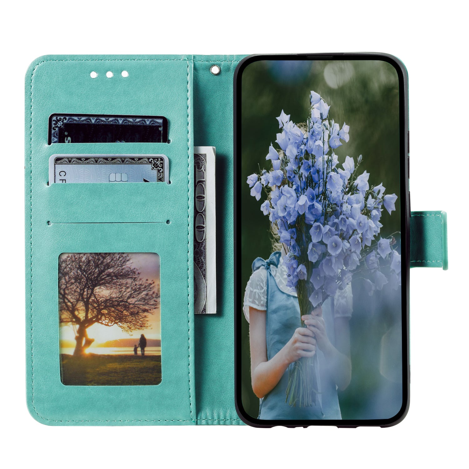 For Motorola Moto X40 5G Edge 40 Pro 5G Anti-Shock Phone Shell Imprinted Mandala Flower Pattern Wallet Stand Phone Case with Strap