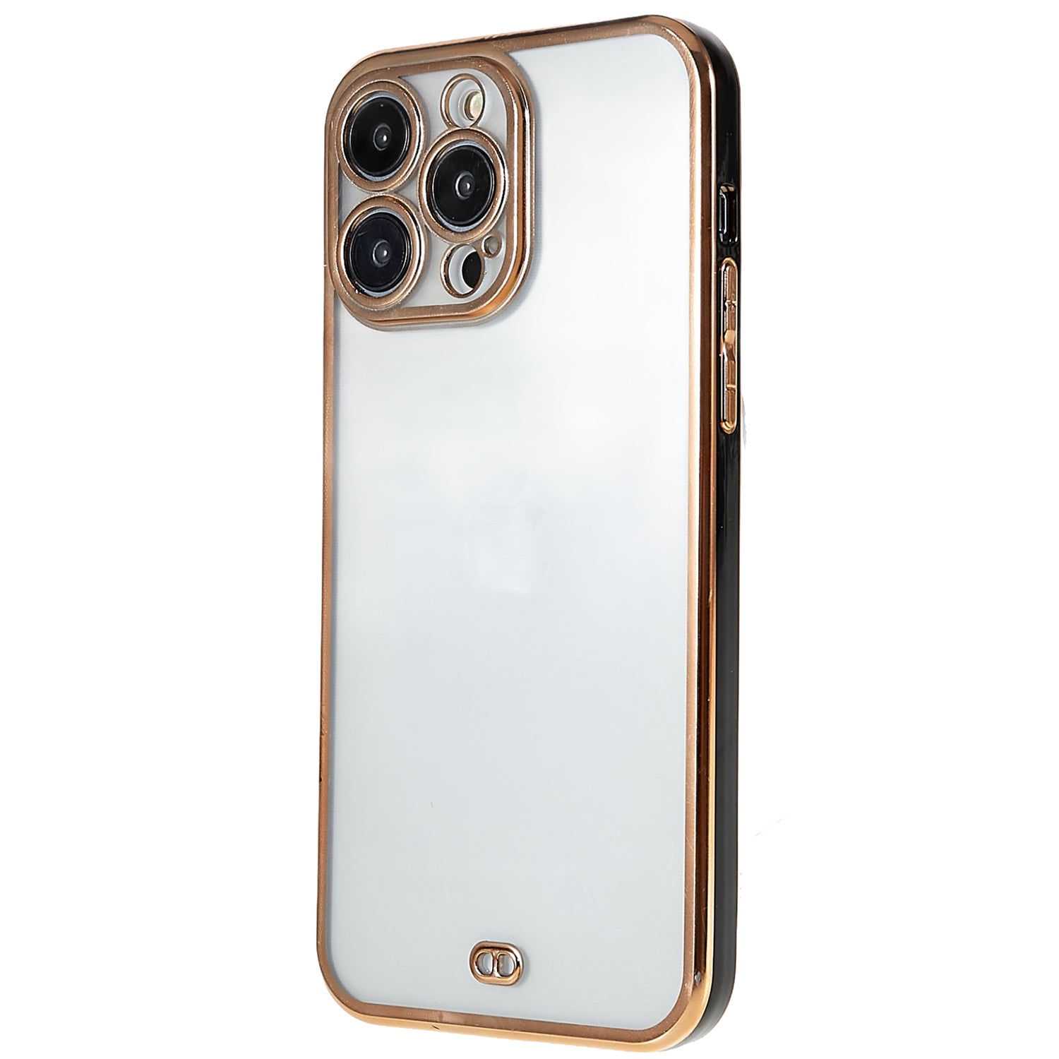 Electroplate Phone Case for iPhone 14 Pro Soft TPU Full Camera Lens Protective Transparent Cover
