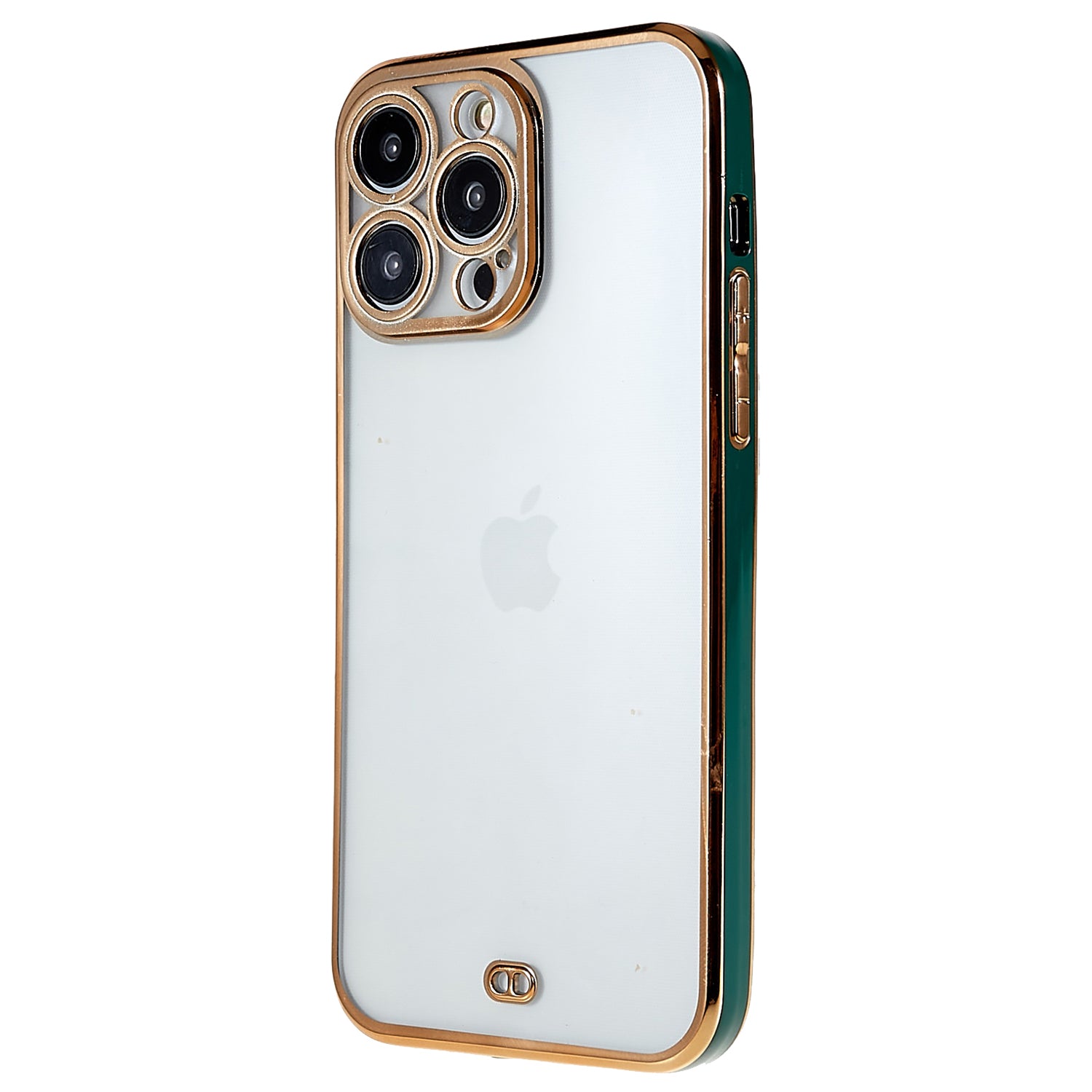 Electroplate Phone Case for iPhone 14 Pro Soft TPU Full Camera Lens Protective Transparent Cover