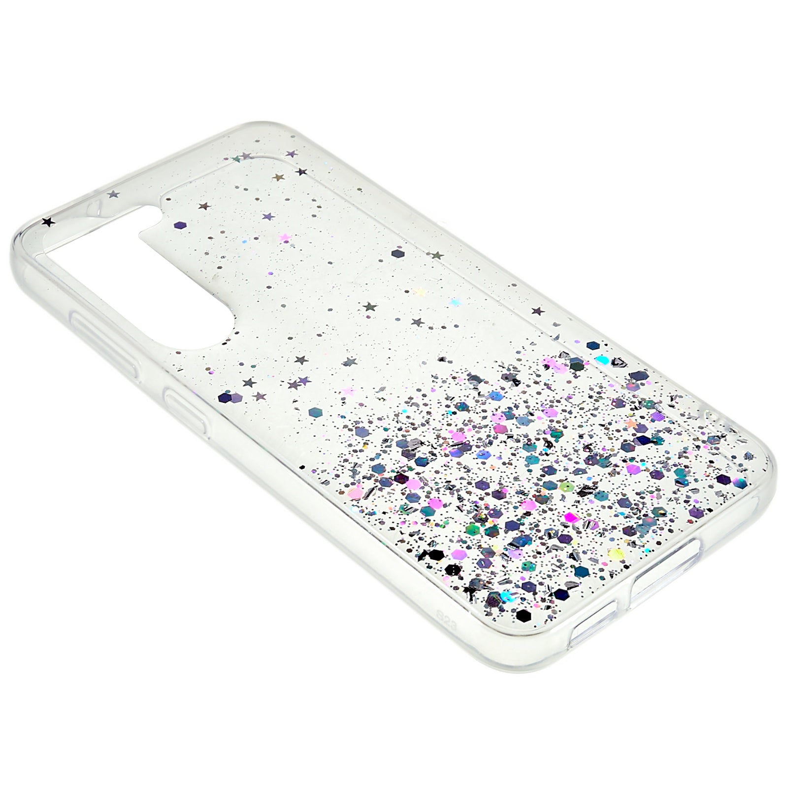 For Samsung Galaxy S22 5G Starry Sky Sparkle Epoxy Phone Case Soft TPU Protective Back Cover