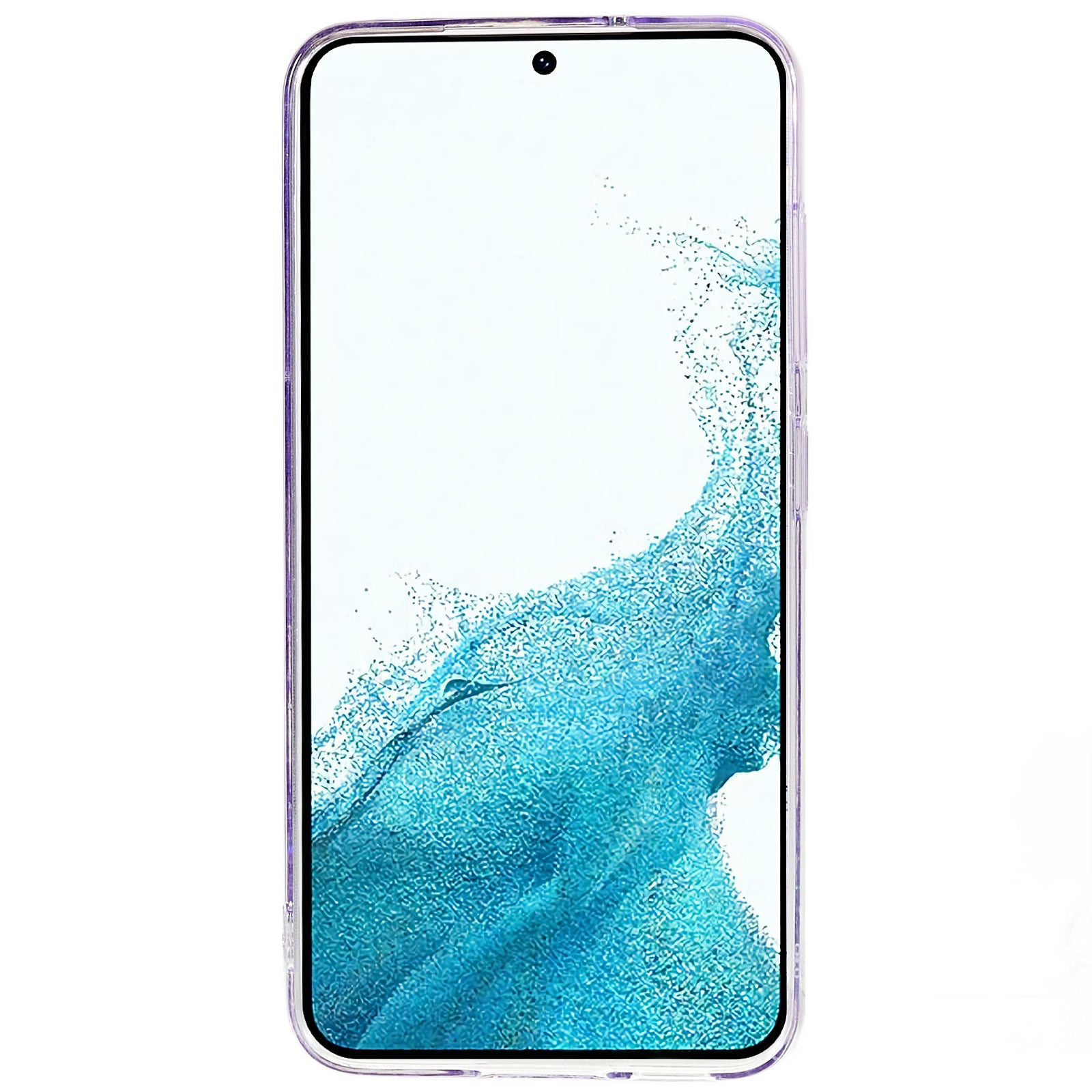 For Samsung Galaxy S22 5G Starry Sky Sparkle Epoxy Phone Case Shockproof Soft TPU Protective Back Cover