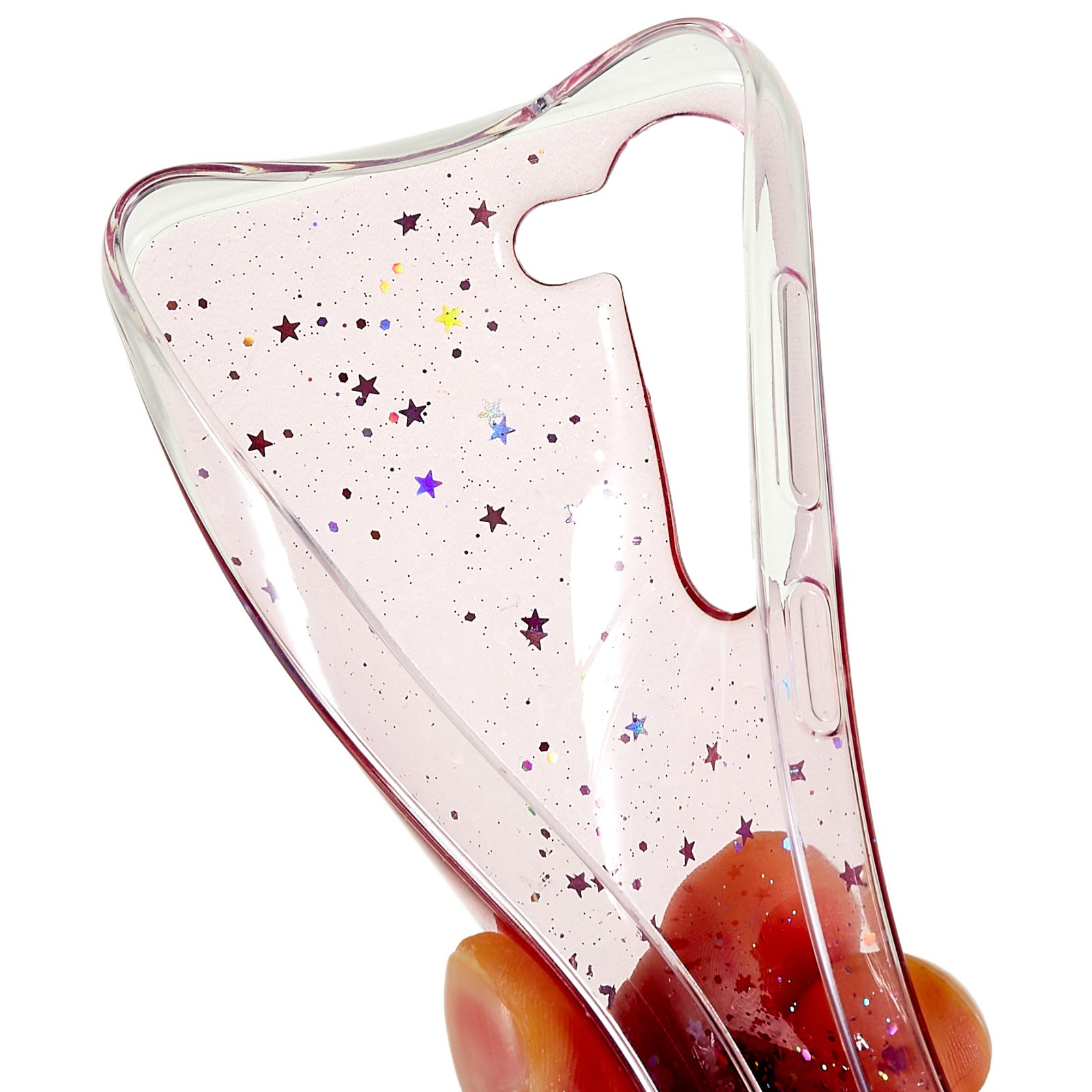 For Samsung Galaxy S22 5G Starry Sky Sparkle Epoxy Phone Case Shockproof Soft TPU Protective Back Cover