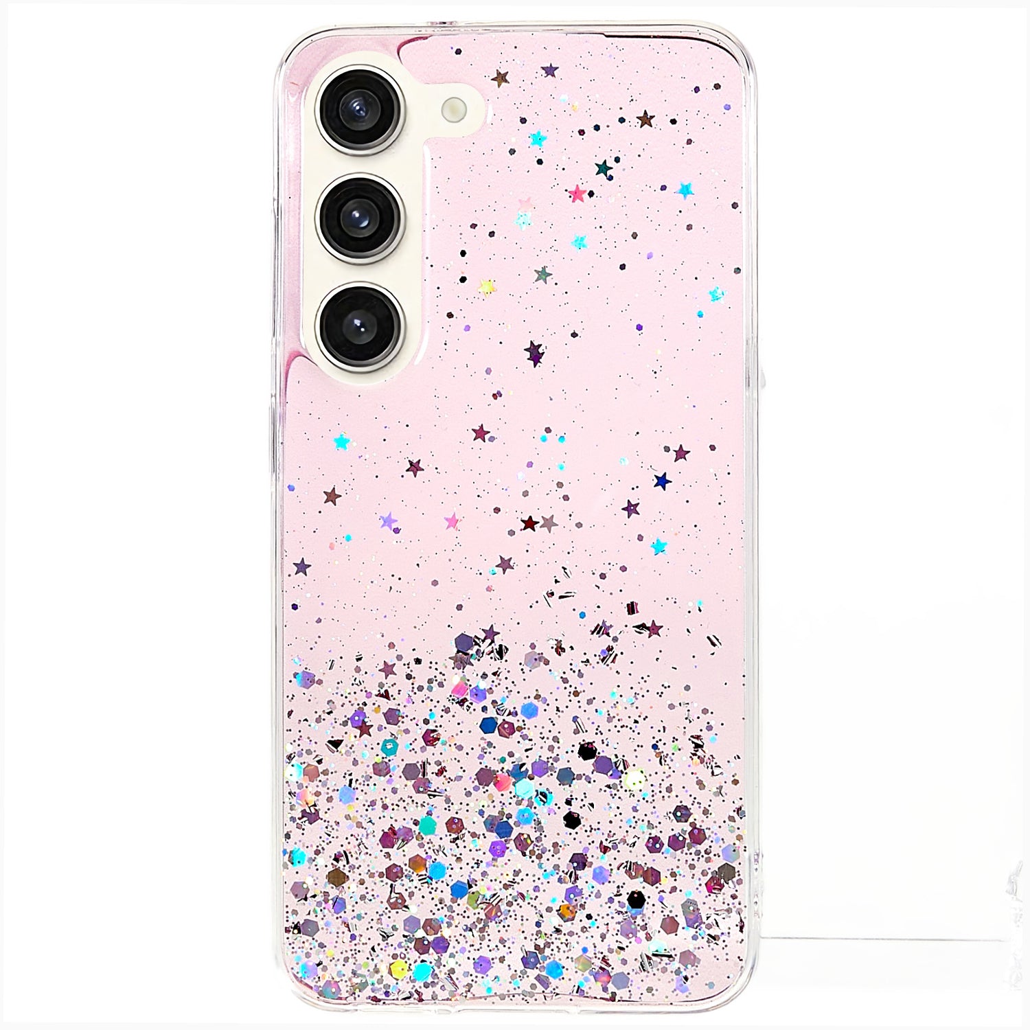 For Samsung Galaxy S23 Starry Sky Sparkle Epoxy Soft TPU Phone Case Protective Back Cover