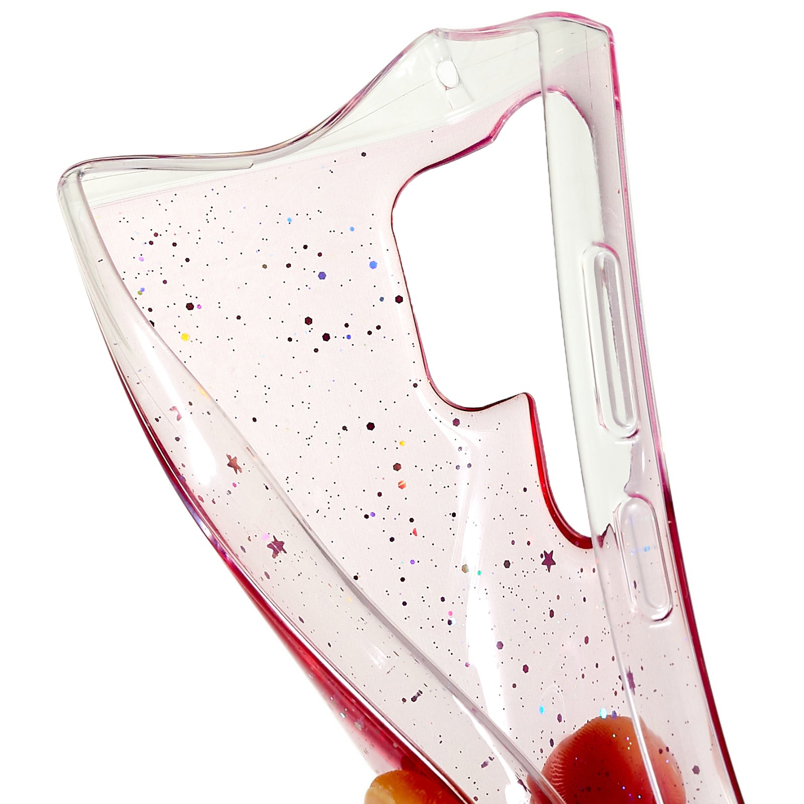 For Samsung Galaxy S22 Ultra 5G Back Cover Starry Sky Sparkle Epoxy Phone Case Soft TPU Protective Shell