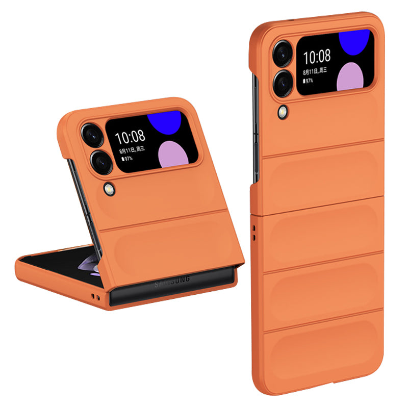 Cell Phone Cover for Samsung Galaxy Z Flip3 5G Skin-touch Rugged Hard PC Phone Case
