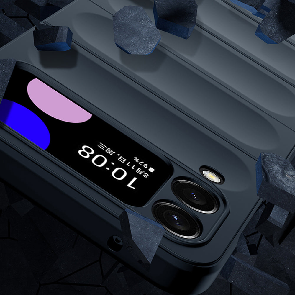 Cell Phone Cover for Samsung Galaxy Z Flip3 5G Skin-touch Rugged Hard PC Phone Case