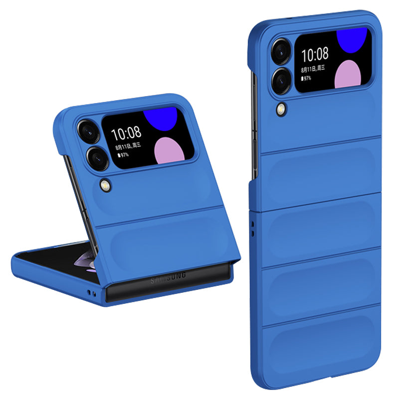 Skin-touch Folding Phone Case for Samsung Galaxy Z Flip4 5G Hard PC Back Rugged Phone Cover