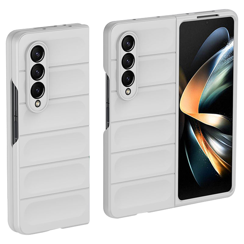 For Samsung Galaxy Z Fold4 5G Skin-touch Hard PC Back Case Drop-proof Rugged Phone Cover