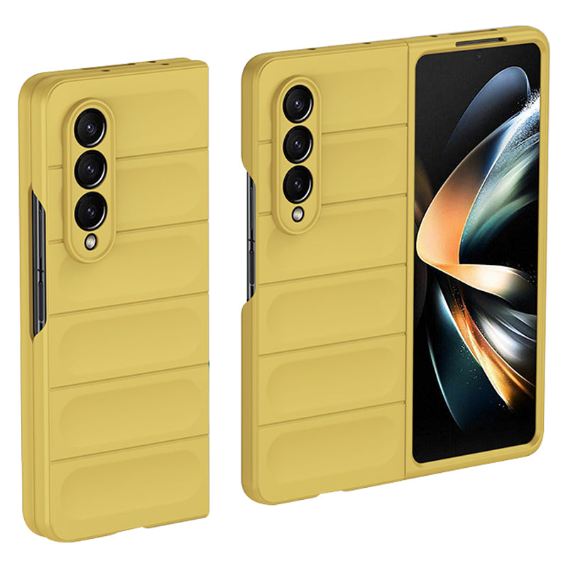 For Samsung Galaxy Z Fold4 5G Skin-touch Hard PC Back Case Drop-proof Rugged Phone Cover