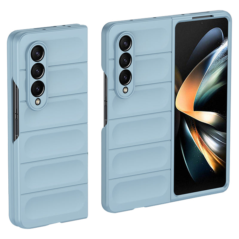 For Samsung Galaxy Z Fold4 5G Skin-touch Hard PC Back Case Drop-proof Rugged Phone Cover