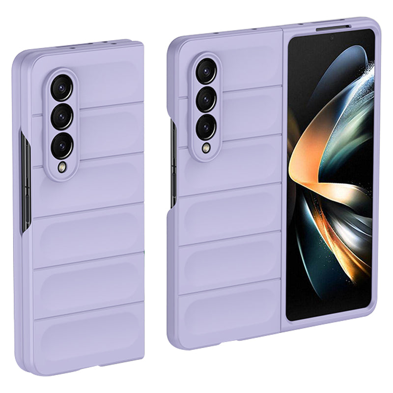 For Samsung Galaxy Z Fold4 5G Skin-touch Hard PC Back Case Drop-proof Rugged Phone Cover