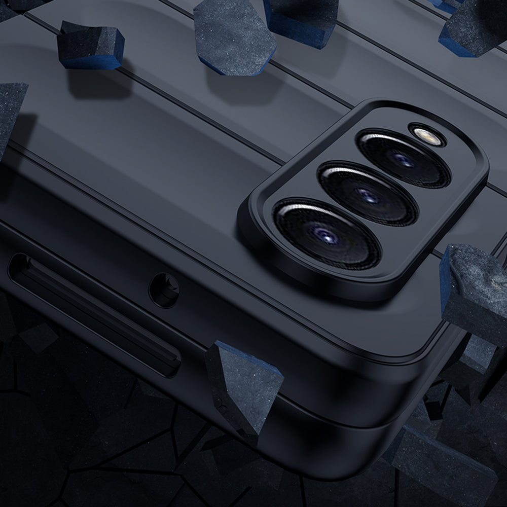 For Samsung Galaxy Z Fold3 5G Skin-touch Hard PC Back Case Shockproof Rugged Phone Cover