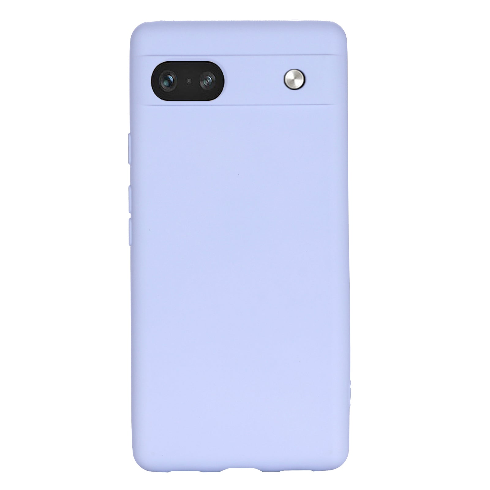 For Google Pixel 7a Liquid Silicone Case Cell Phone Cover Bump Proof Protector with Strap