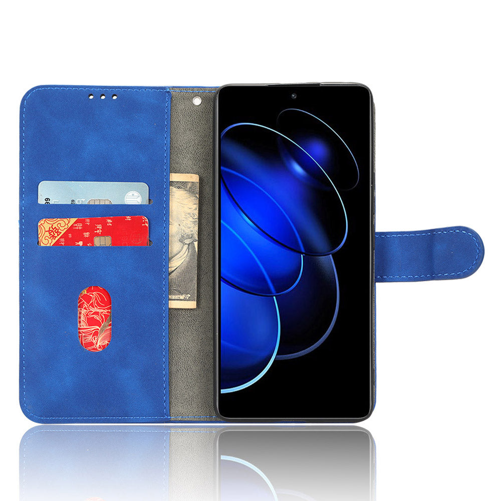 Flip Shell for Honor 80 GT 5G Skin-touch PU Phone Leather Case Wallet Stand Mobile Phone Cover
