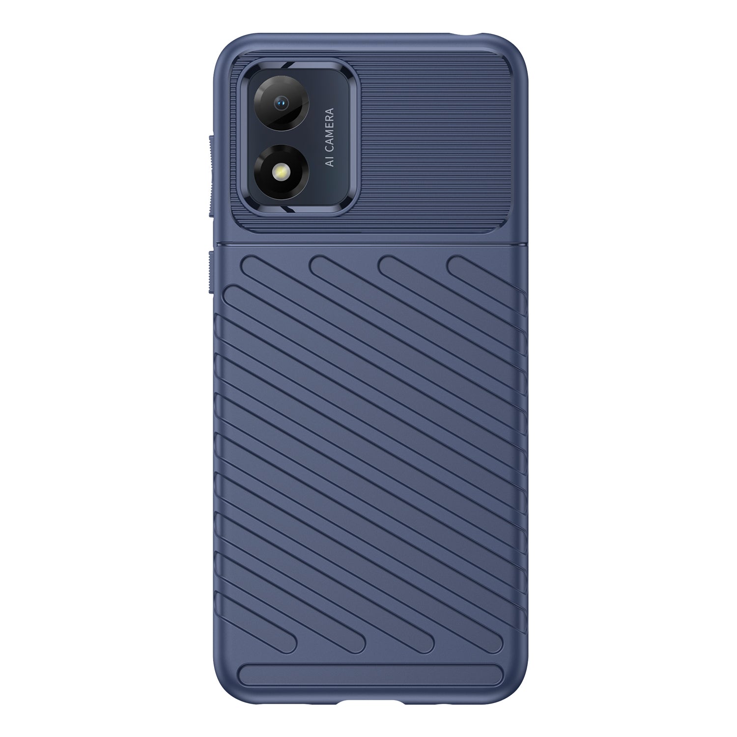 Drop-proof Mobile Phone Cover For Motorola Moto E13 4G Thunder Series Anti-scratch Thickened TPU Phone Back Case