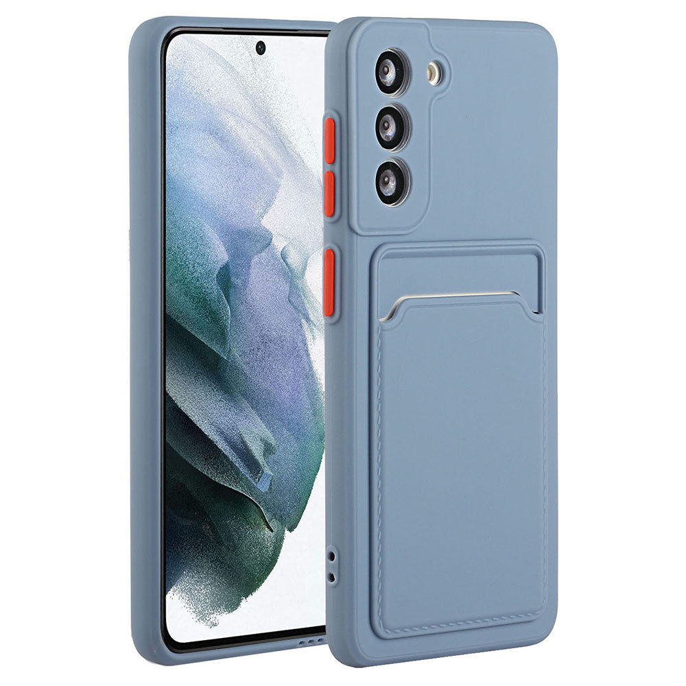 For Samsung Galaxy S23 Anti-drop Phone Case Soft TPU Protective Cover with Card Holder