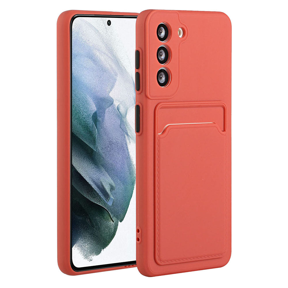 For Samsung Galaxy S23 Mobile Phone Case Soft TPU Drop-proof Cover with Card Slot