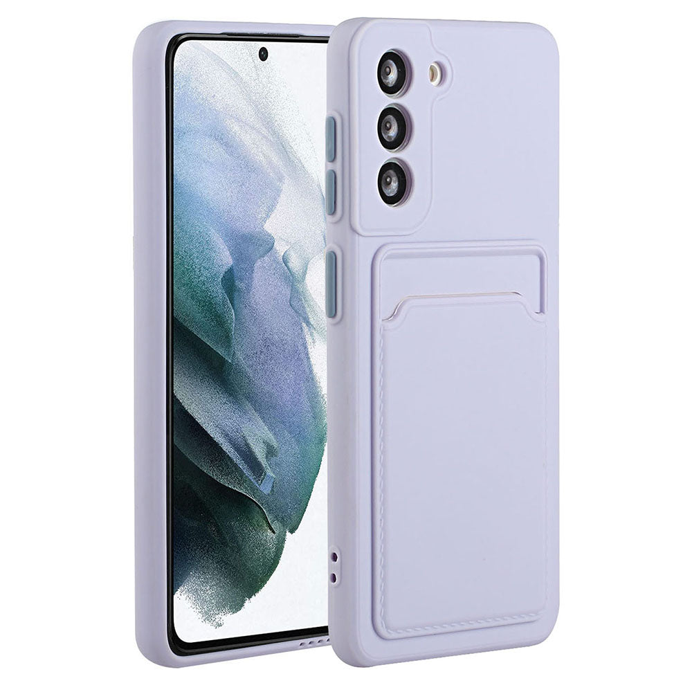 For Samsung Galaxy S23 Mobile Phone Case Soft TPU Drop-proof Cover with Card Slot