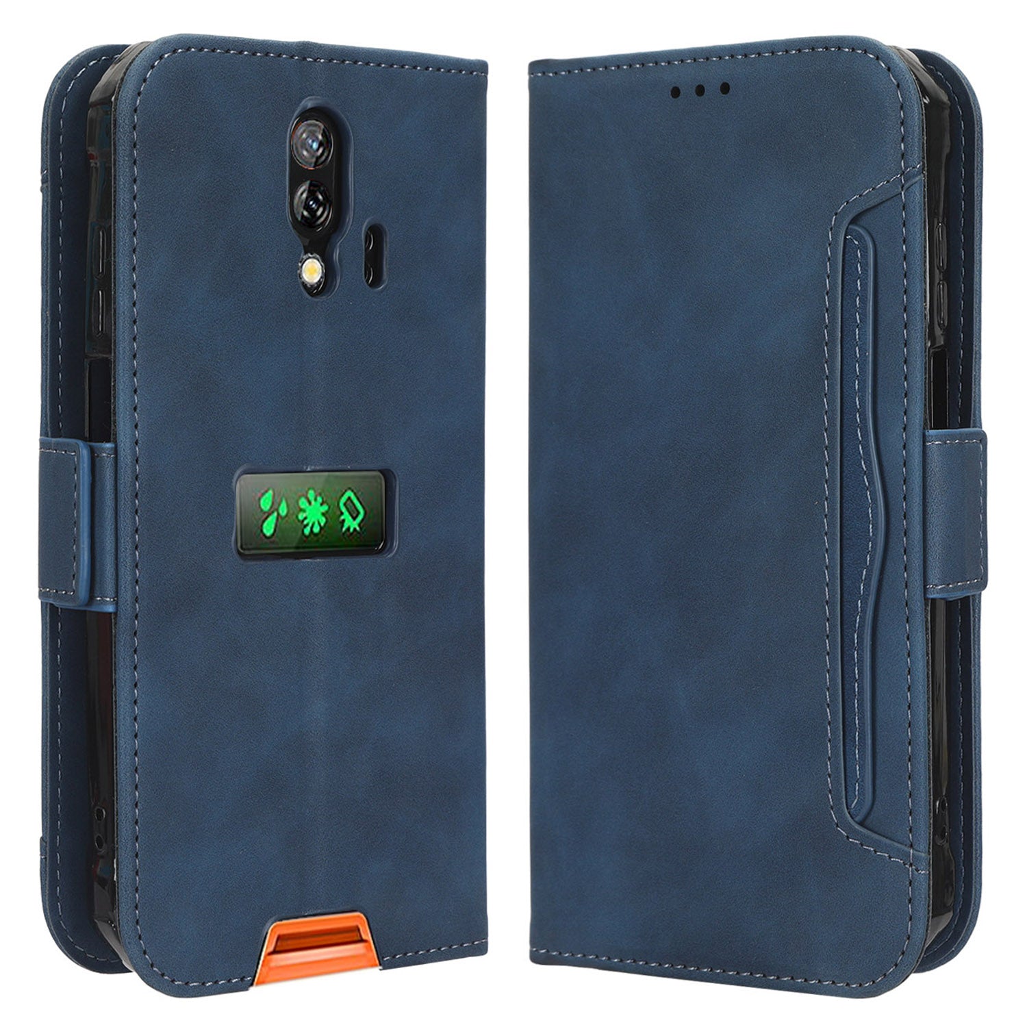 For Blackview BV7200 4G Multiple Card Slots Phone Leather Cover Stand Wallet Protective Phone Case