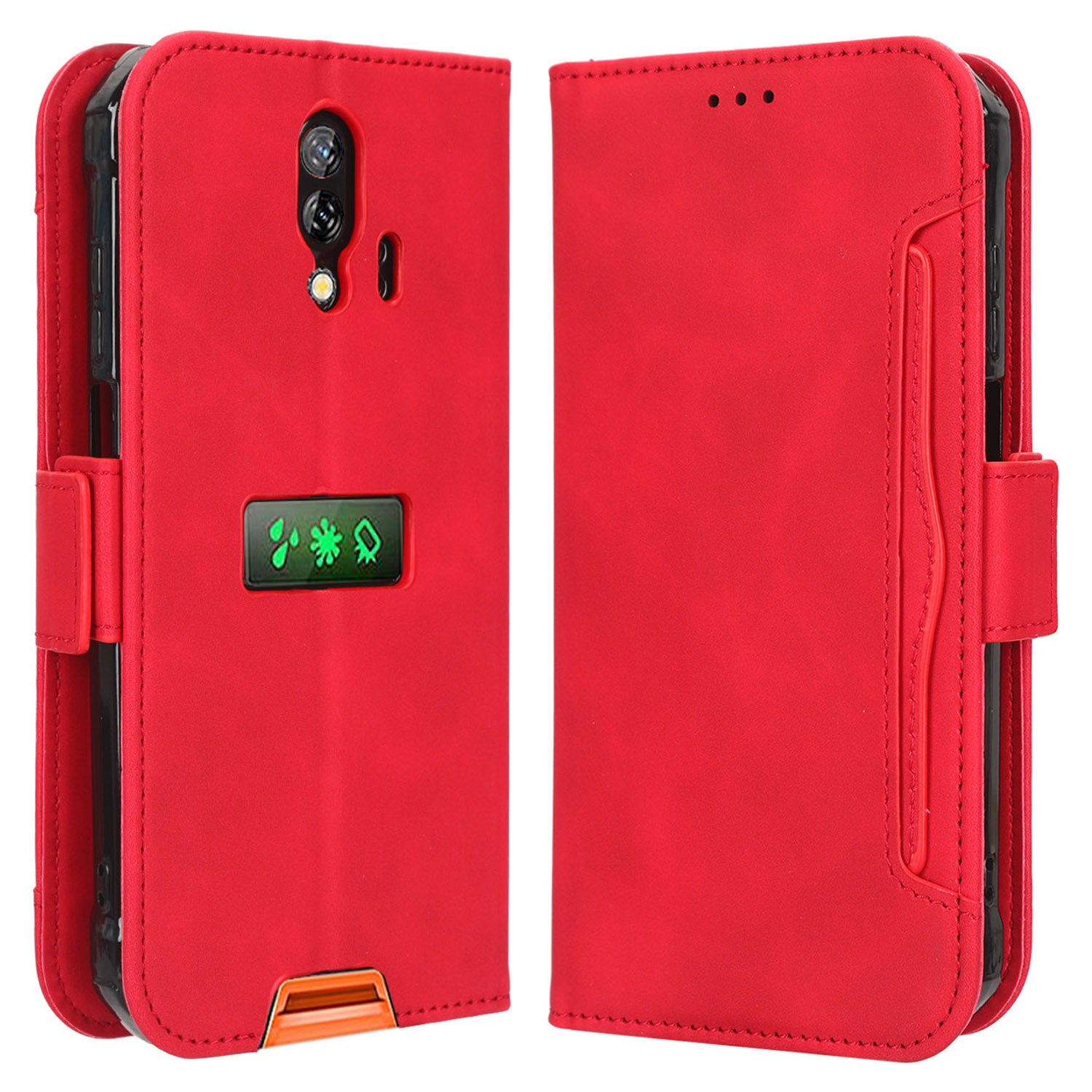 For Blackview BV7200 4G Multiple Card Slots Phone Leather Cover Stand Wallet Protective Phone Case