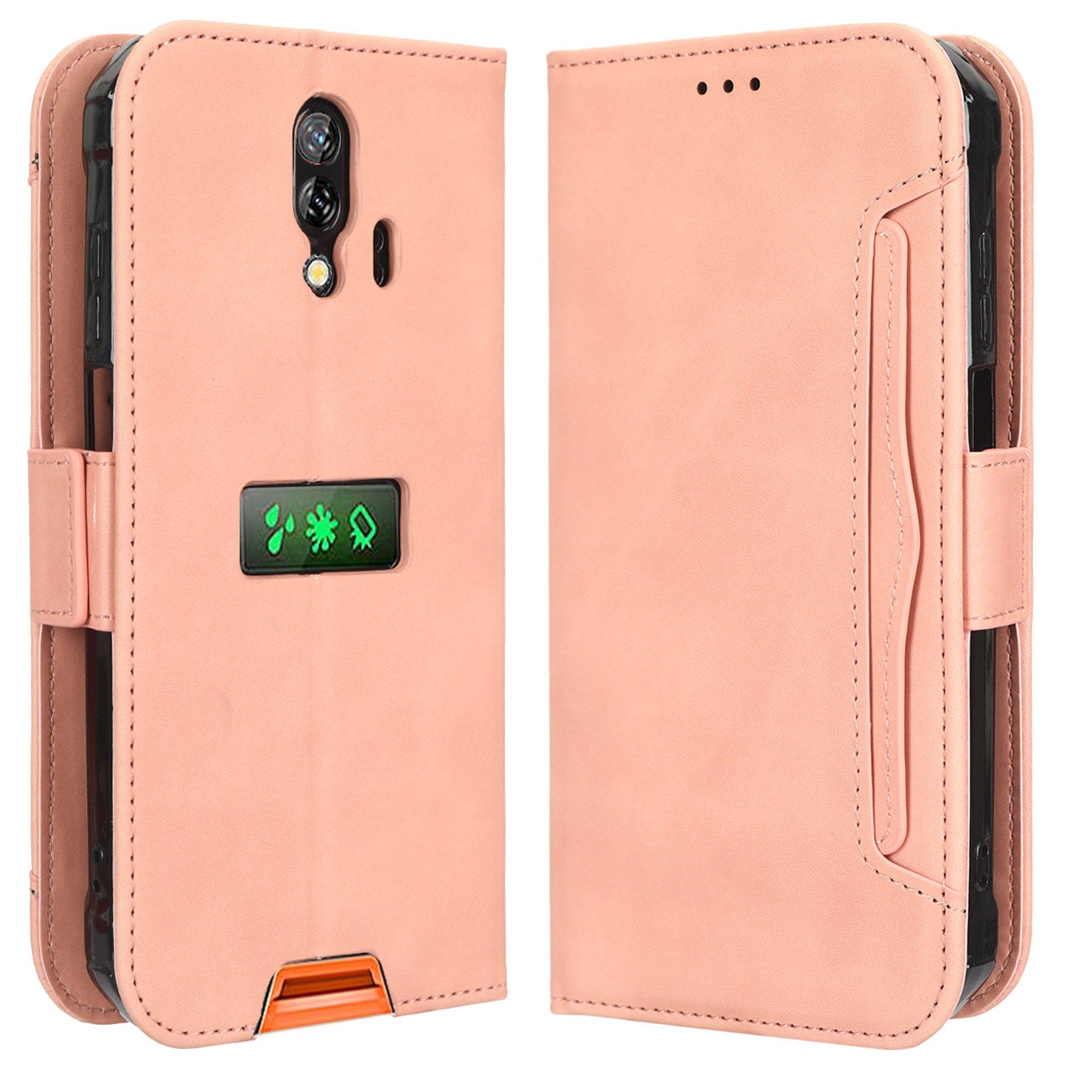 For Blackview BV7200 4G Multiple Card Slots Phone Leather Cover Stand Wallet Protective Phone Case