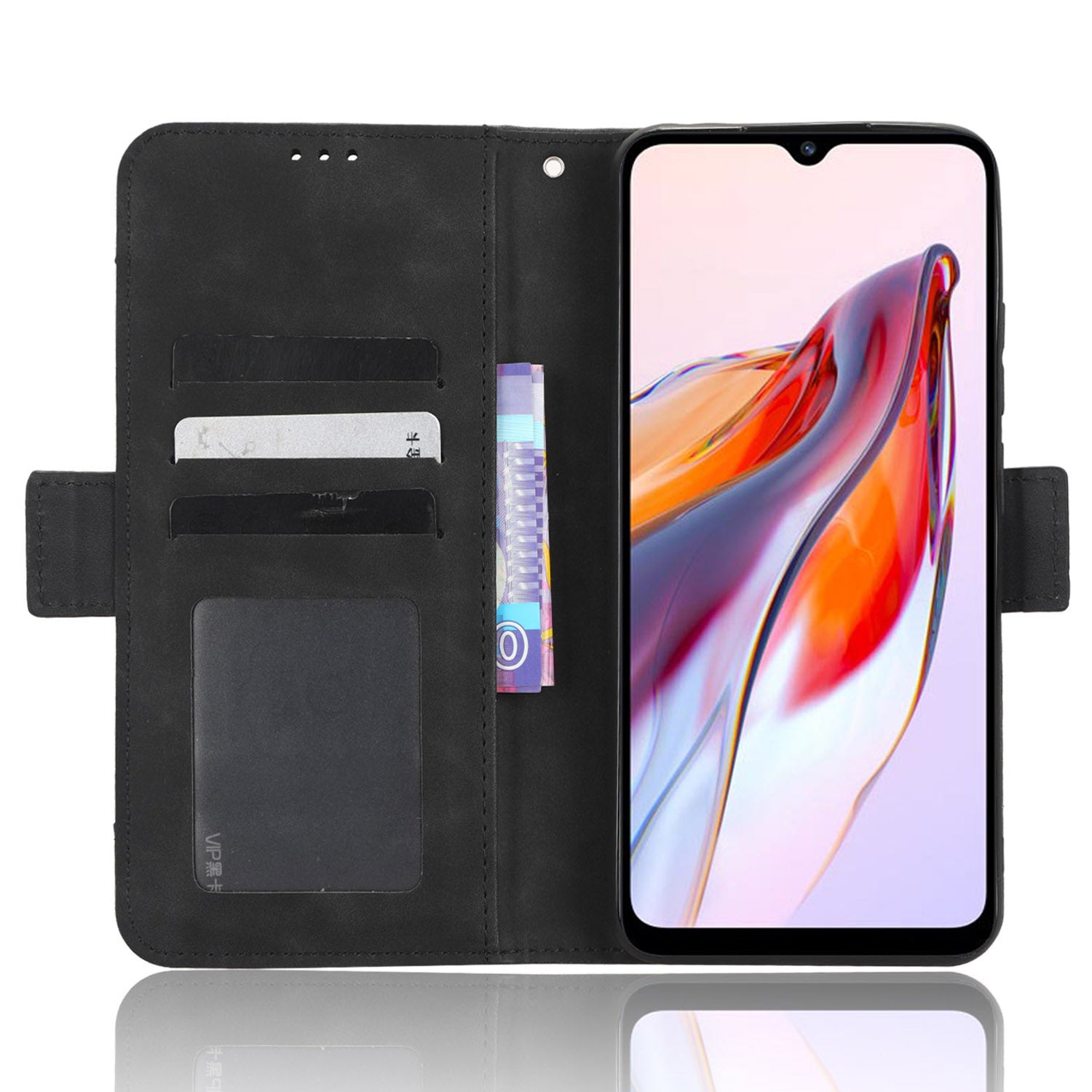 For Xiaomi Redmi 12C 4G 11A 4G Poco C55 4G Multiple Card Slots Phone Leather Cover Stand Wallet Protective Phone Case