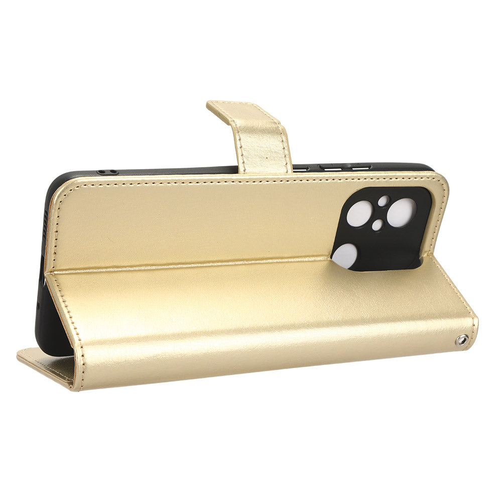 For Xiaomi Redmi 12C 4G 11A 4G Poco C55 4G Crazy Horse Texture Wallet Stand Case PU Leather Flip Phone Cover with Strap