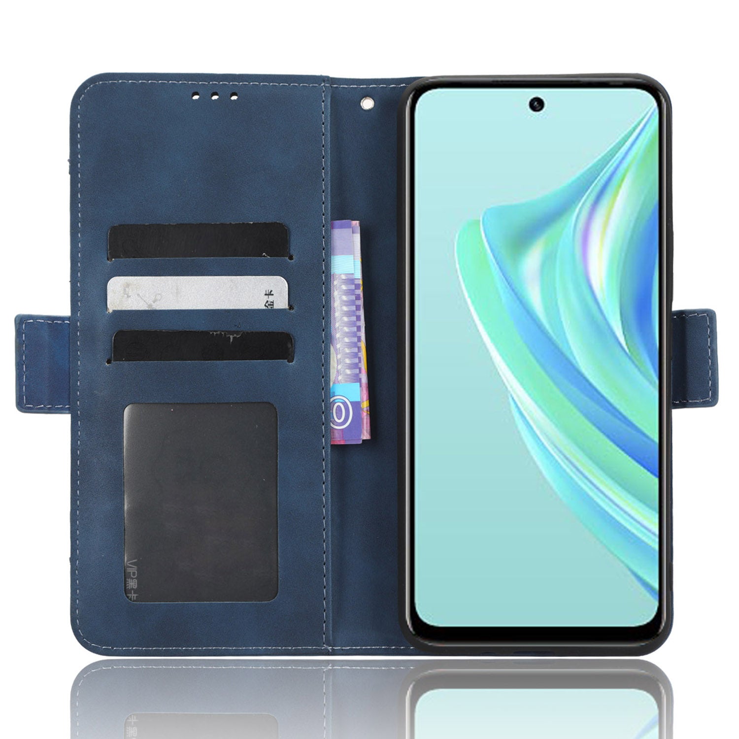 For Infinix Hot 20 Play 4G PU Leather Phone Cover Multiple Card Slots Stand Wallet Protective Phone Case