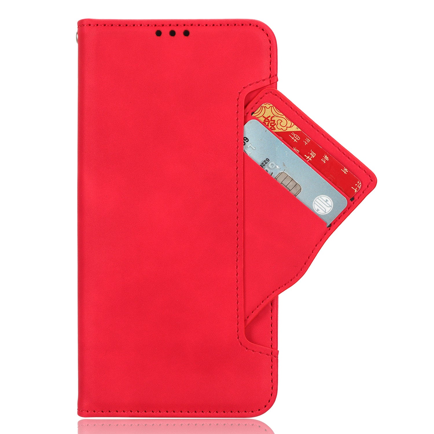 For Infinix Hot 20 Play 4G PU Leather Phone Cover Multiple Card Slots Stand Wallet Protective Phone Case
