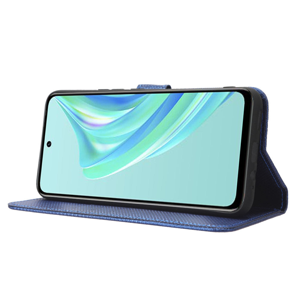 For Infinix Hot 20 Play 4G Diamond Texture PU Leather Wallet Cover Stand Smartphone Case