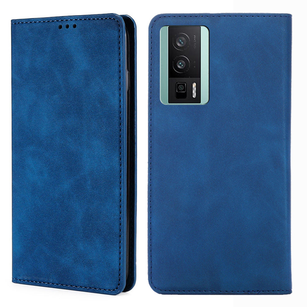 Anti-drop Phone Case For Xiaomi Poco F5 Pro 5G Redmi K60 Pro 5G K60 5G Card Slot Stand Skin-friendly Flip Leather Cell Phone Cover