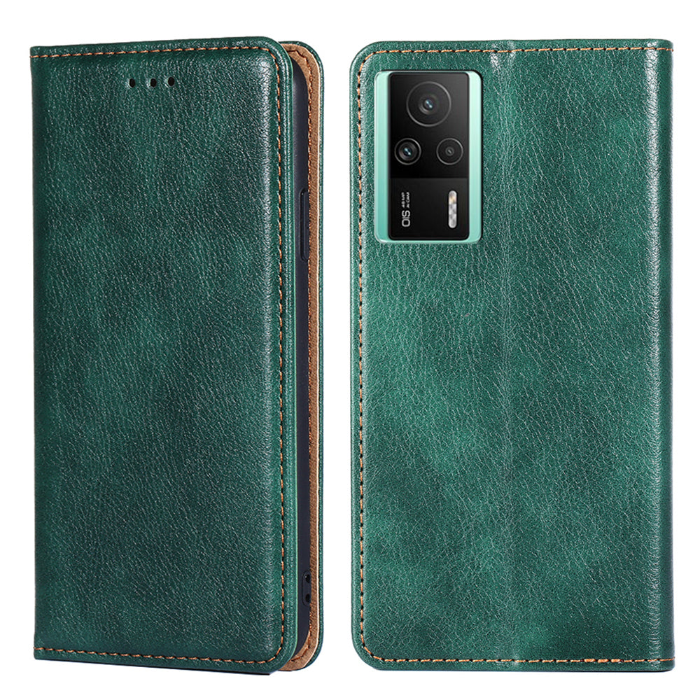 Mobile Phone Case for Xiaomi Redmi K60E 5G PU Leather Protective Cover Wallet Stand Case