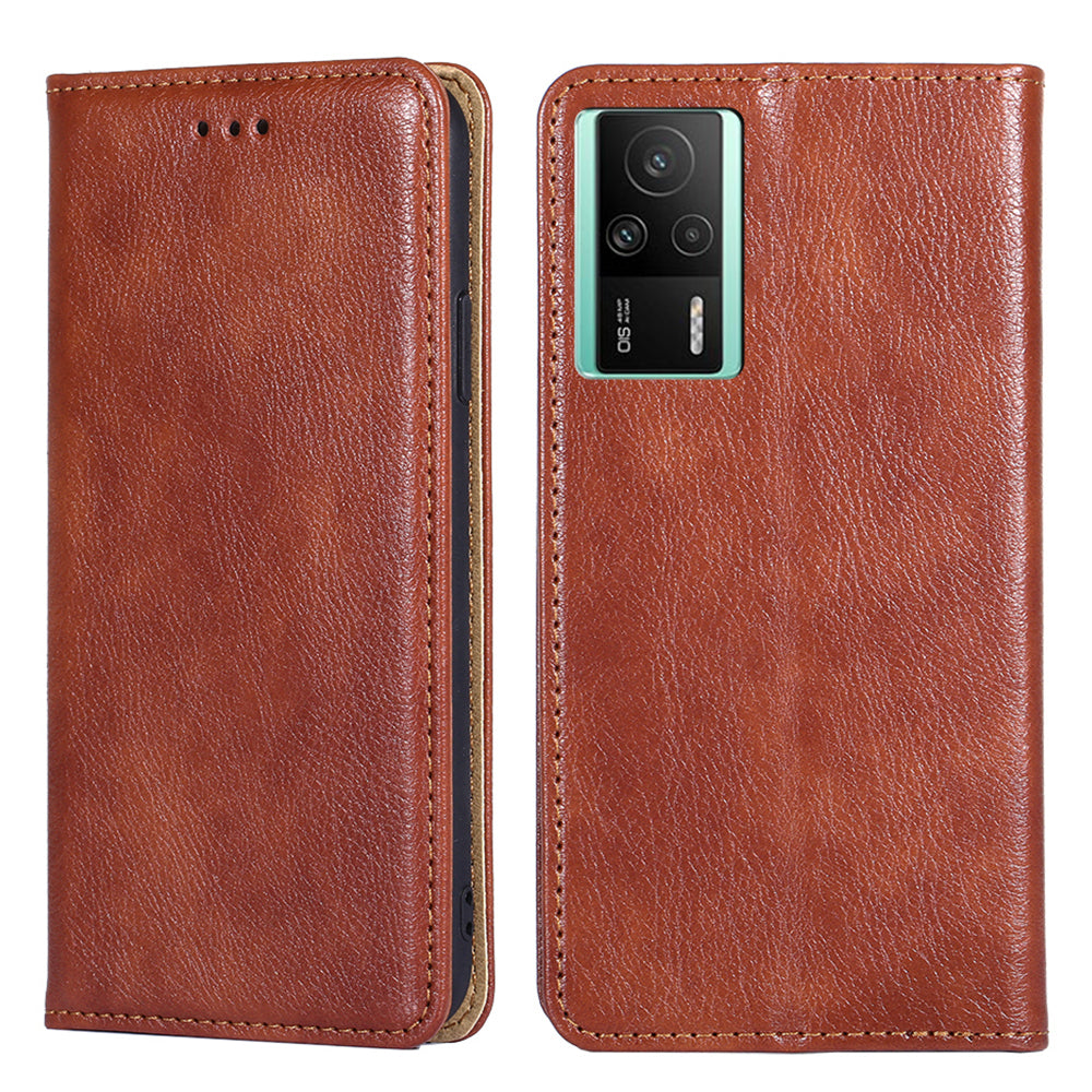 Mobile Phone Case for Xiaomi Redmi K60E 5G PU Leather Protective Cover Wallet Stand Case