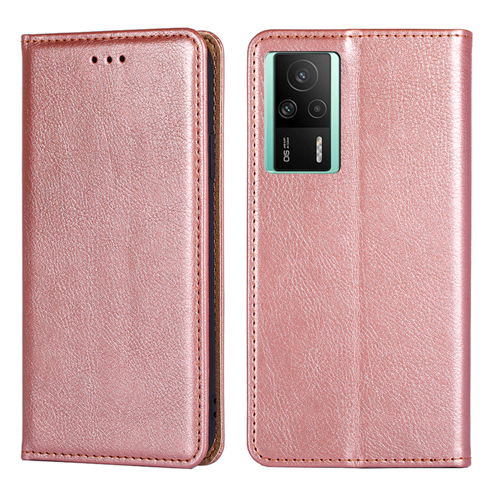 Mobile Phone Case for Xiaomi Redmi K60E 5G PU Leather Protective Cover Wallet Stand Case