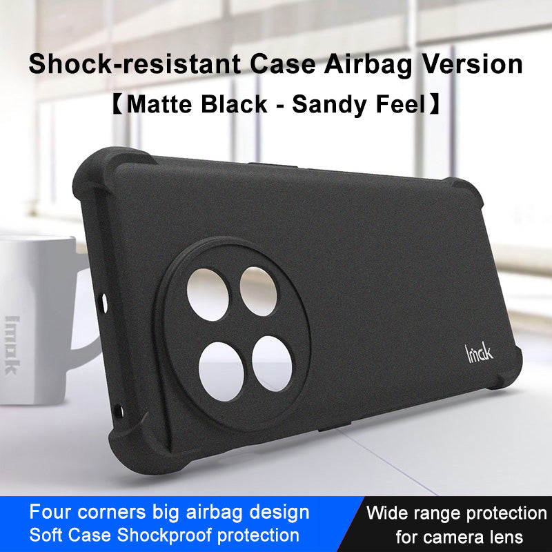 IMAK For OnePlus 11 5G Matte Soft TPU Phone Back Cover Four Corners Airbag Drop-proof Smartphone Case