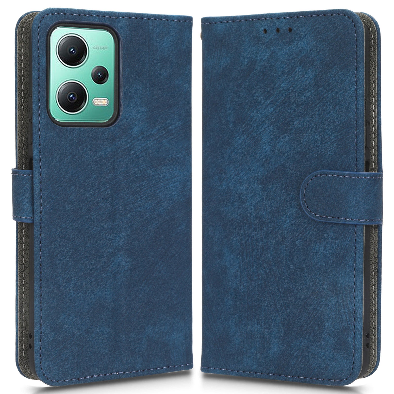 For Xiaomi Redmi Note 12 5G (Global) (India) (China) Poco X5 5G Full Coverage RFID Blocking Leather Phone Case Stand Wallet Phone Shell