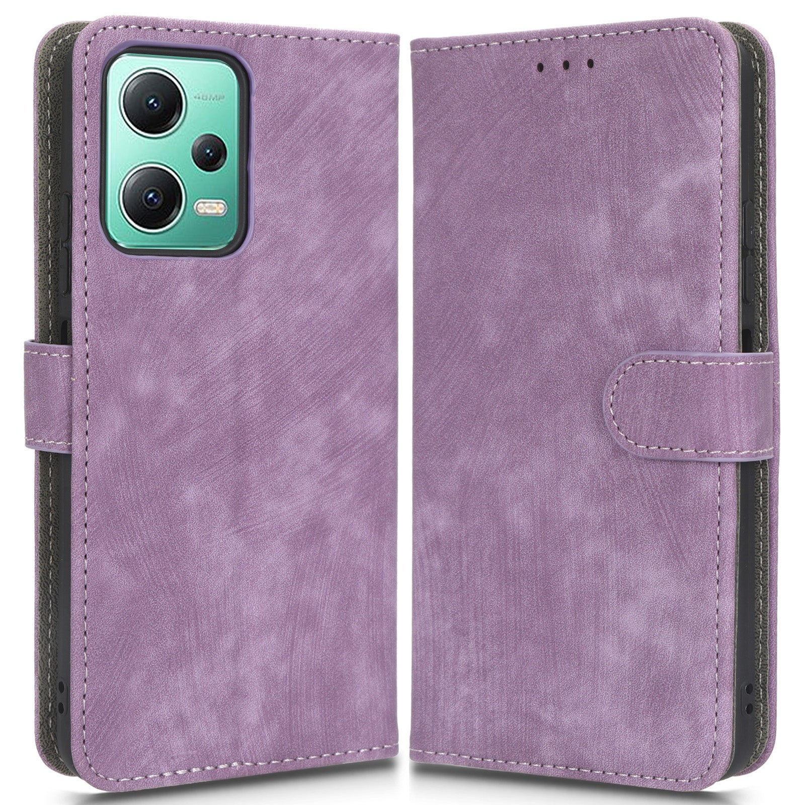 For Xiaomi Redmi Note 12 5G (Global) (India) (China) Poco X5 5G Full Coverage RFID Blocking Leather Phone Case Stand Wallet Phone Shell