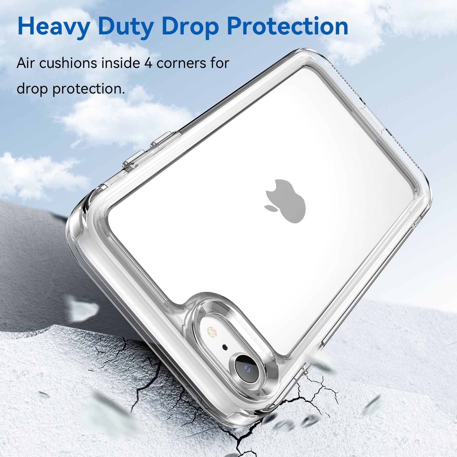 Candy Series For iPhone SE (2020) SE (2022) 8 7 4.7 inch Mobile Phone Case Shock Absorbed Corner Flexible TPU Back Cover