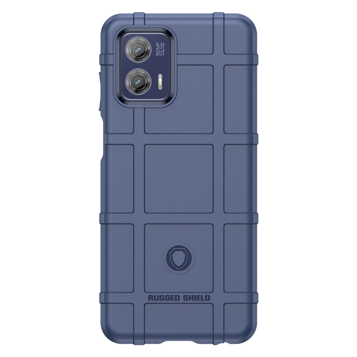 For Motorola Moto G73 5G Mobile Phone Cover Rugged Square Grid Texture Shockproof Soft TPU Cell Phone Case