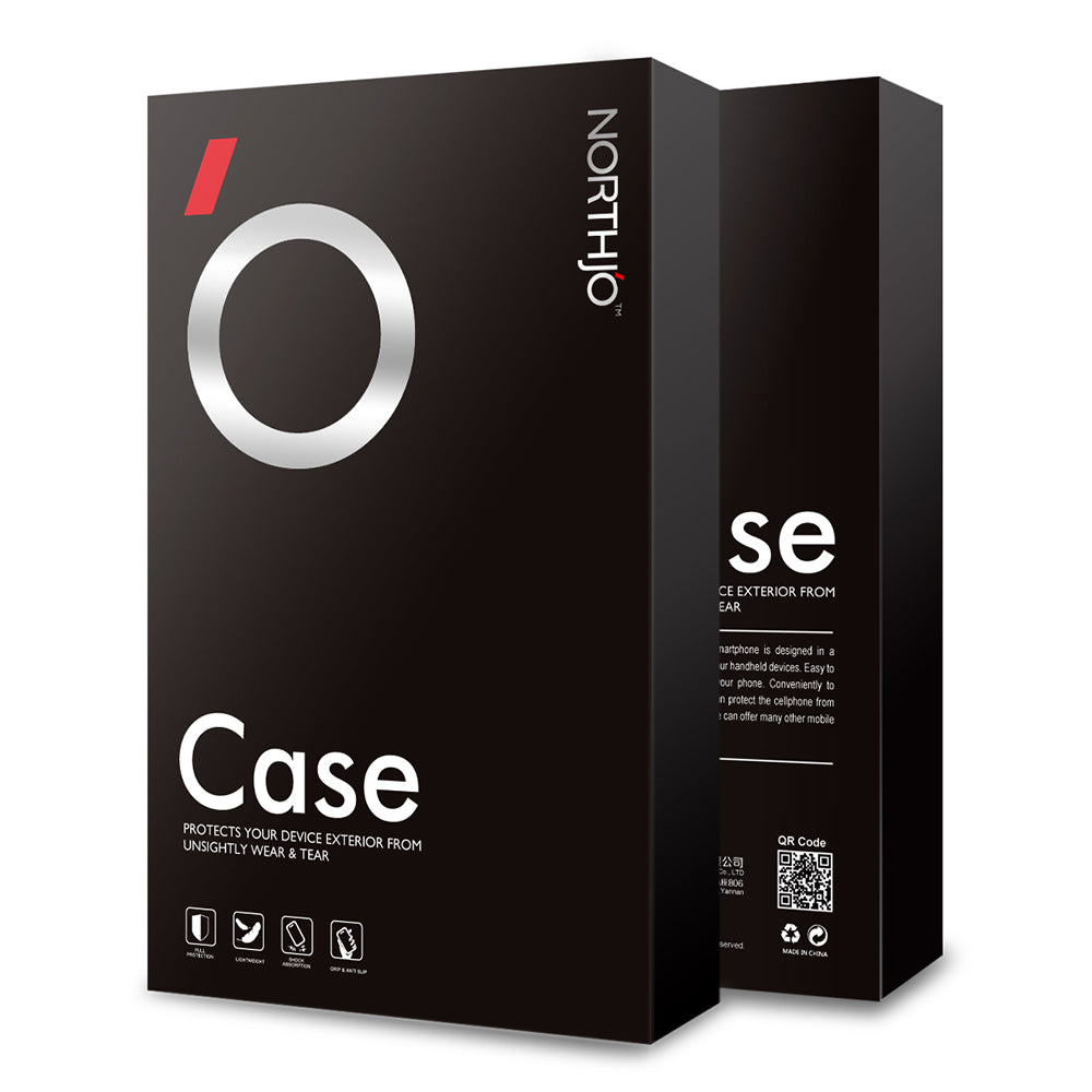 NORTHJO For ZTE nubia Red Magic 8 Pro 5G/8 Pro 5G TPU Phone Case Cover Tempered Glass Screen Protector - Transparent