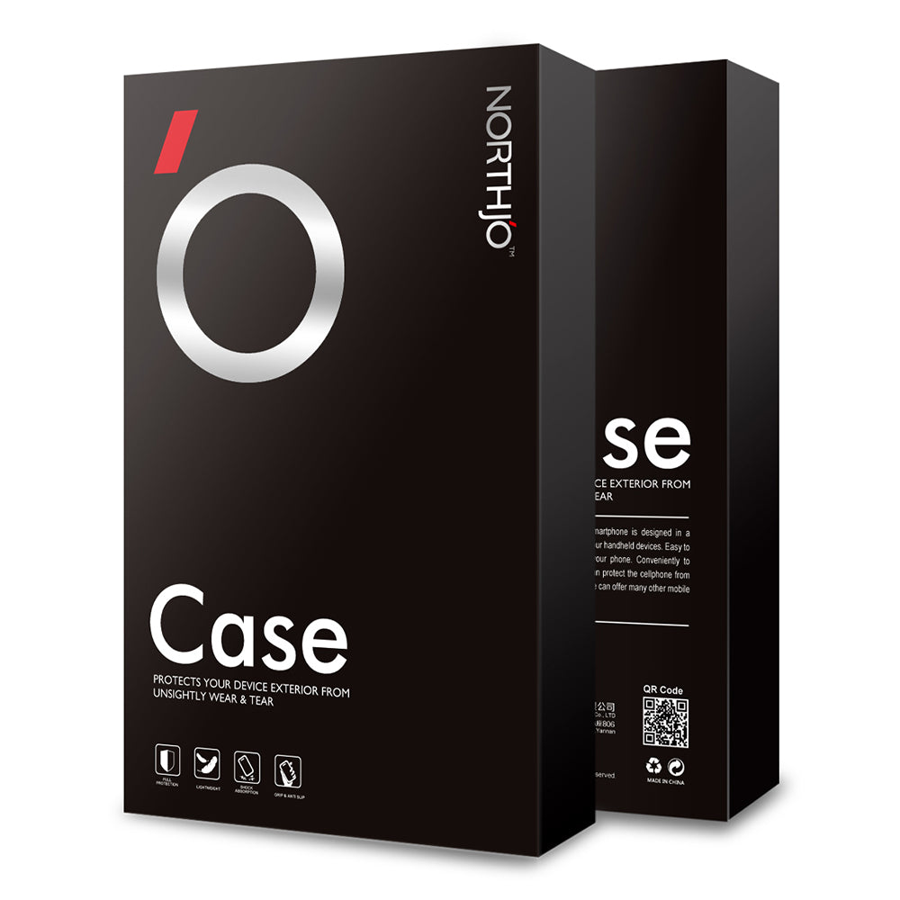 NORTHJO For Asus Zenfone 9 5G Phone Case TPU Cover HD Clear Tempered Glass Screen Protector - Transparent