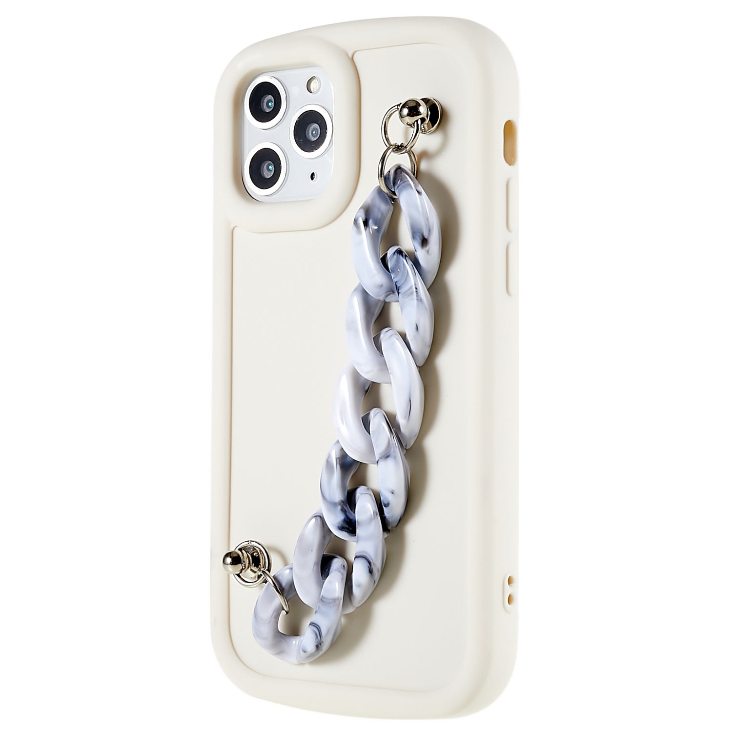 TPU Phone Case for iPhone 11 Pro 5.8 inch Matte Finish Profile Phone Holder with Bracelet Chain